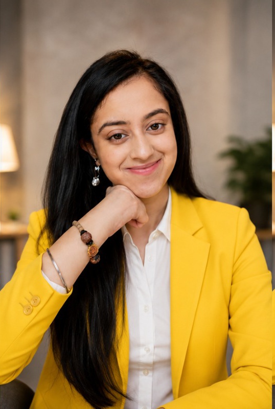 Portrait of Dhairya Mohla, Counselling Psychologist and ICF-trained Coach